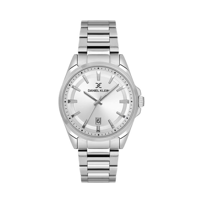 Daniel Klein Premium Silver Dial 3 Hands Watch