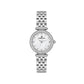 Daniel Klein Women’s Crystal-Embellished Silver-Tone Bracelet Watch