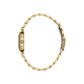 Daniel Klein Women’s Gold-Tone Crystal Accent Watch with Sunray Silver Dial