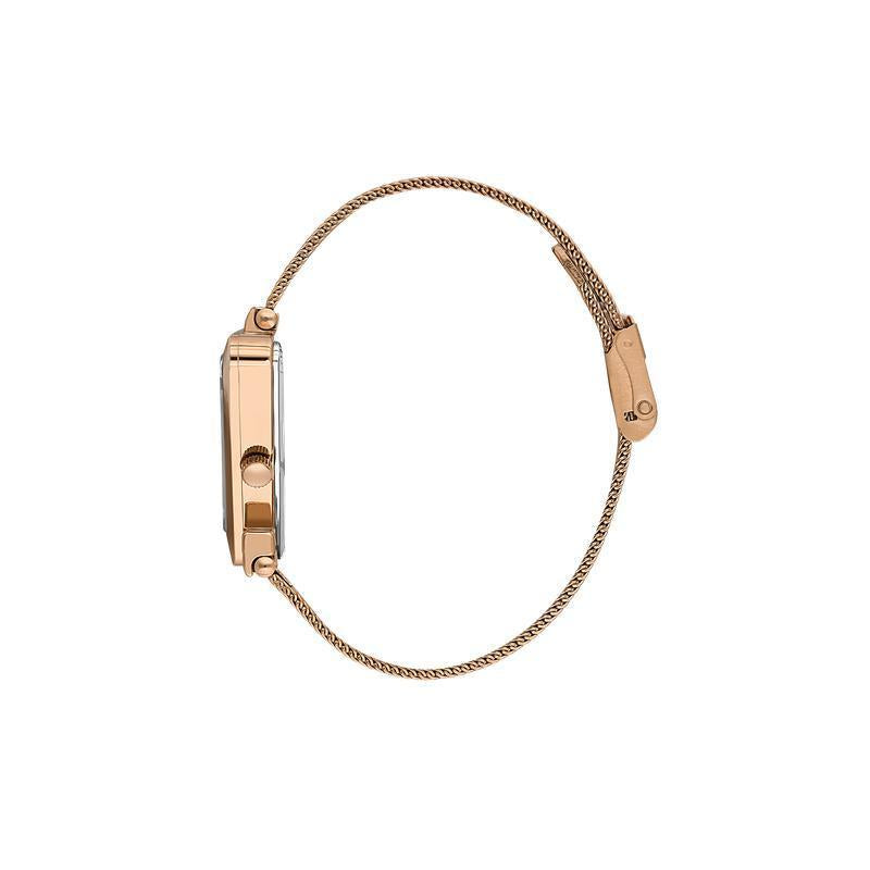 Daniel Klein Women’s Rose Gold Mesh Strap Watch