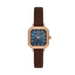 Daniel Klein Women’s Rose Gold Square Case Watch