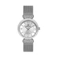 Daniel Klein Women’s Silver Mesh Bracelet Watch