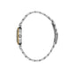 Daniel Klein Women’s Two-Tone Crystal Accent Watch with Silver Sunray Dial