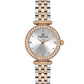 Daniel Klein Women’s Two-Tone Crystal Bezel Bracelet Watch